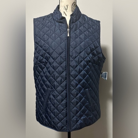 🦺 Karen Scott Quilted Vest - Size M, Navy (NEW) 🌟 - Picture 2 of 12